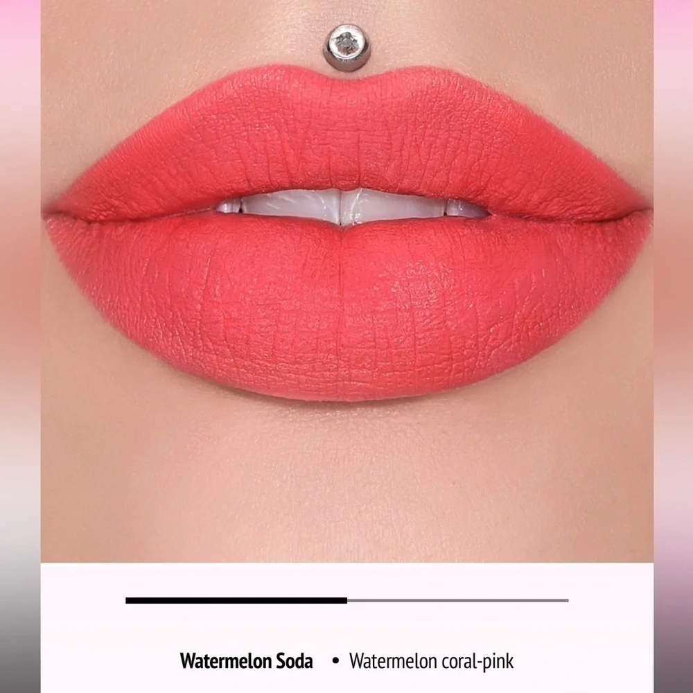 Jeffree Star Velvet Trap lipstick in color Watermelon Soda. New!